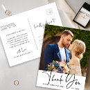 Search for wedding thank you postcards Elegant