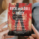 Search for rocker birthday invitations Punk