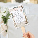 Search for pretty wedding programs Boho