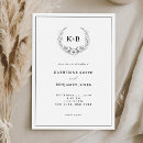 Search for floral wreath wedding invitations Traditional