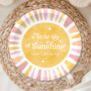Search for sunshine plates Girl baby shower