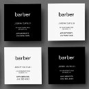 Search for barber business cards Minimalist