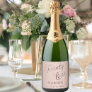 Search for 21st birthday wine labels Rose gold