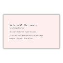 Search for pink real estate business cards Minimalist