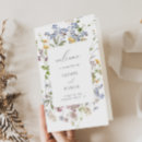 Search for booklet wedding programmes Folded