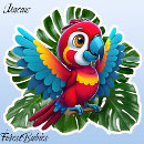 Search for cute parrot stickers Wildlife
