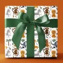 Search for wild animals wrapping paper Kids