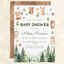 Search for rustic woodland baby shower invitations Nature