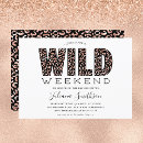Search for leopard hens party invitations Animal