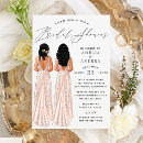 Search for two brides bridal shower invitations Gown