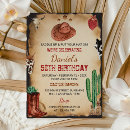 Search for saddle up birthday invitations Watercolor