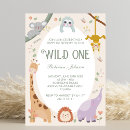 Search for safari elephant birthday invitations Floral