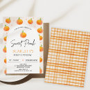 Search for peach 1st birthday invitations Modern