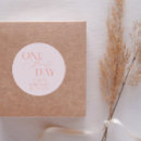 Search for round pink wedding stickers Typography