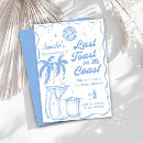 Search for beach cocktail party invitations Blue