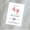 Search for gold glitter gender reveal invitations Pink and blue