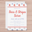Search for family and friends day invitations Red white blue