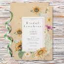 Search for sunflower bridal invitations Elegant