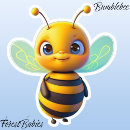 Search for insects bees cartoon cute bee stickers Bumblebee