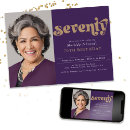 Search for purple 70th birthday invitations Gold