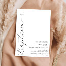 Search for modern christening invitations Minimal