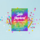 Search for tie dye birthday invitations Modern