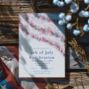 Search for patriotic event invitations Red white and blue
