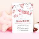 Search for its a girl invitations Pink