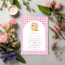 Search for flower baby shower invitations Pink flowers