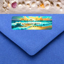 Search for ocean sunset return address labels Sand