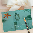 Search for beach wedding guest books Elegant