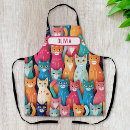 Search for cute whimsical aprons Watercolor