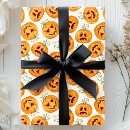Search for cute holiday wrapping paper Pumpkin