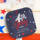 Search for 4th of july paper plates Red white blue