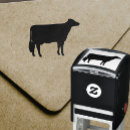 Search for farm animal rubber stamps Cow