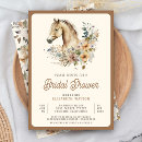 Search for equestrian bridal shower invitations Cowgirl