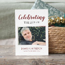 Search for modern christian funeral invitations Celebration of life