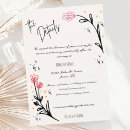 Search for floral border modern invitations Wildflower