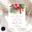 Search for tropical destination invitations Watercolor
