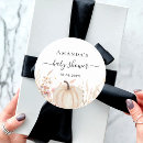 Search for baby shower pumpkin stickers Floral flowers