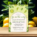 Search for lime baby shower invitations Watercolor