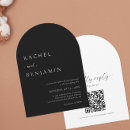 Search for 2 sided wedding invitations Modern