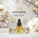 Search for floral butterfly invitations Miss quince mexican