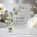 Search for succulent baby shower invitations Botanical
