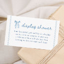 Search for display shower enclosure cards Boy baby shower