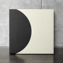 Search for black white abstract geometric tiles Simple