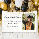 Search for graduation signs and banners Black and white