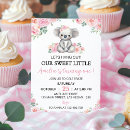 Search for koala bear birthday invitations Floral
