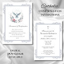 Search for dove christening invitations Holy spirit