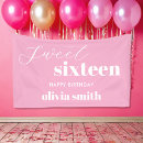 Search for 16th birthday banners Sweet sixteen